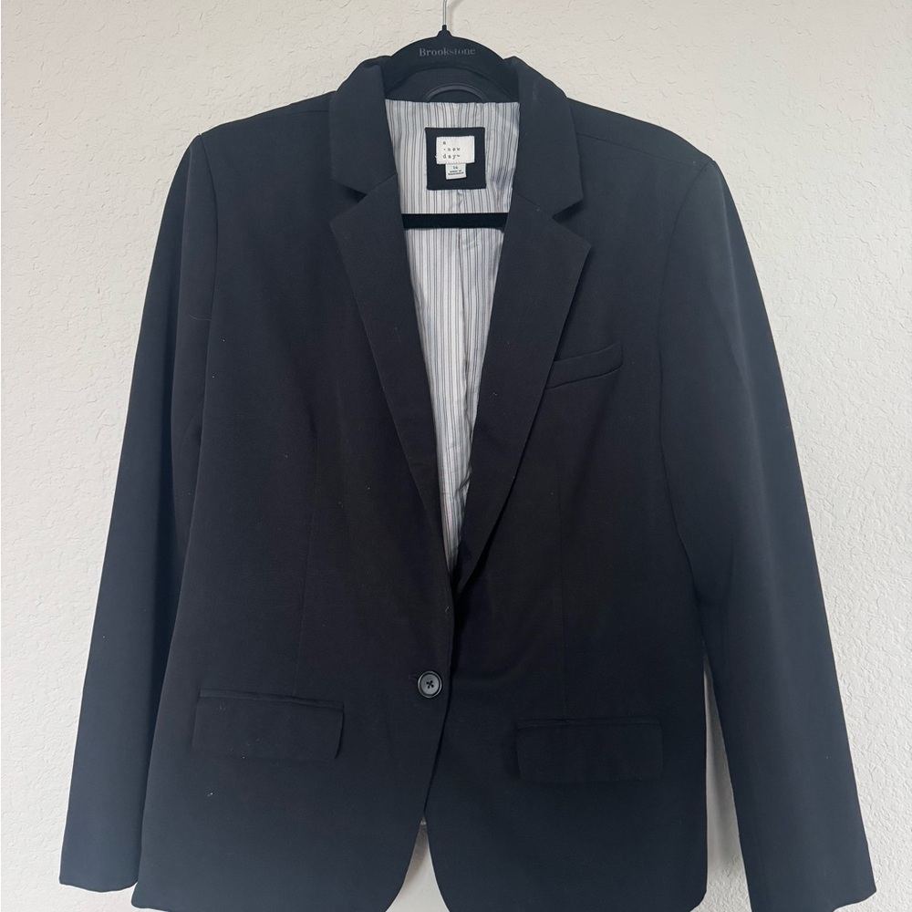 a new day Black Single-Button Blazer